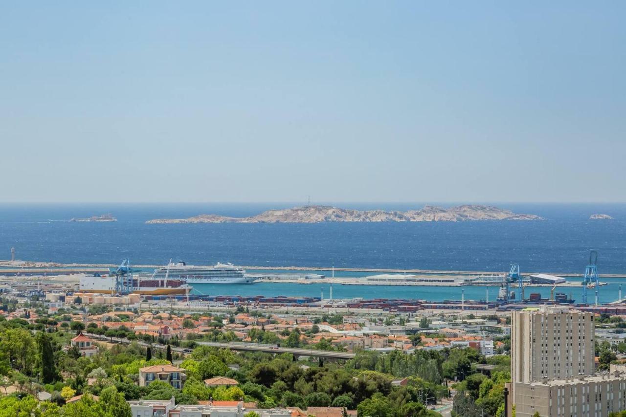 Appartement Cosy Verduron Vue Mer Panoramique مارسيليا المظهر الخارجي الصورة